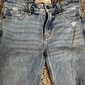 Abercrombie & Fitch Light Blue Ankle Jeans